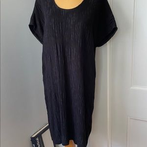 Creatures of Comfort black textured dress tunic